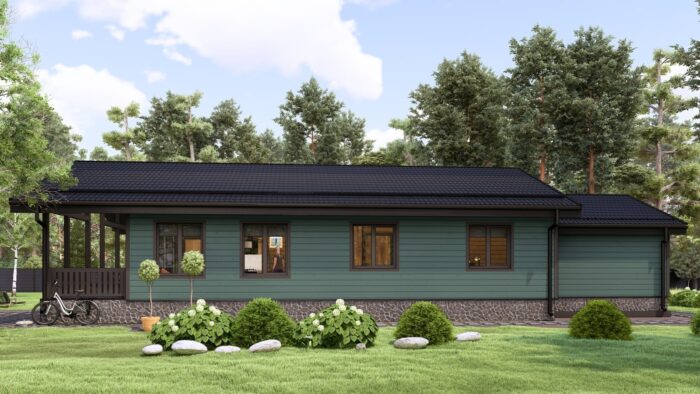 Каркасный дом Яблоня