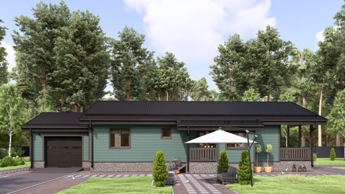 Каркасный дом Яблоня