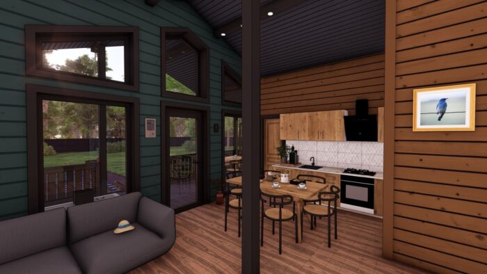 Каркасный дом Яблоня