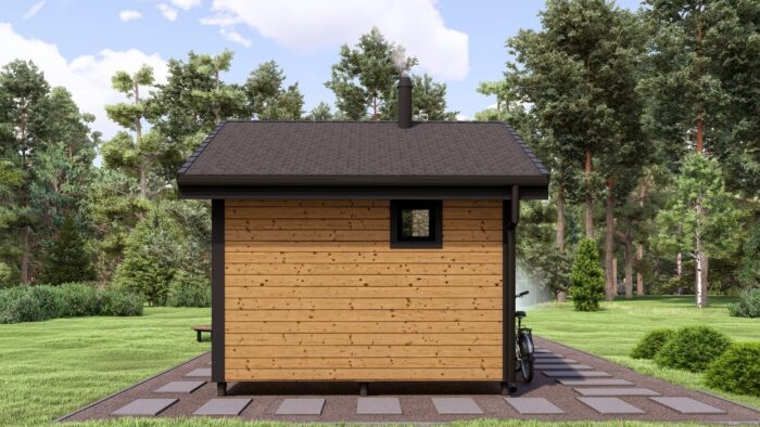 Каркасная баня Одуванчик