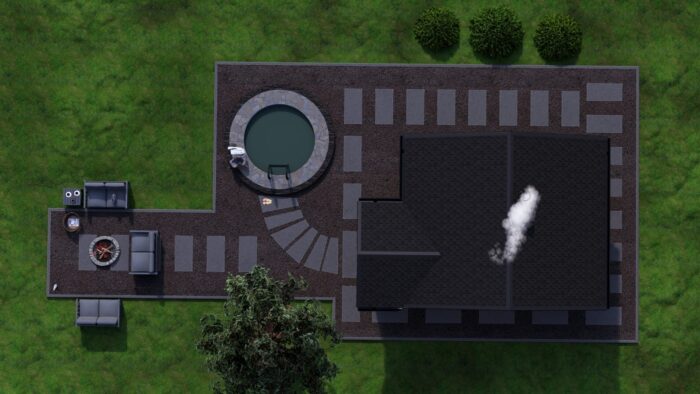 Каркасная баня Одуванчик