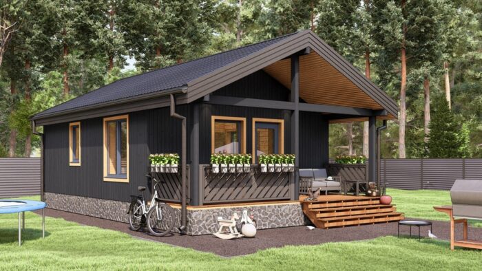 Каркасный дом Фиалка