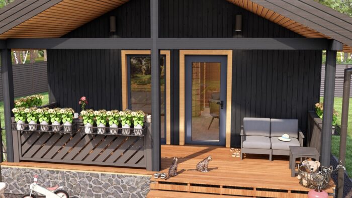 Каркасный дом Фиалка