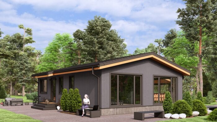 Каркасный дом Гранат выставочный