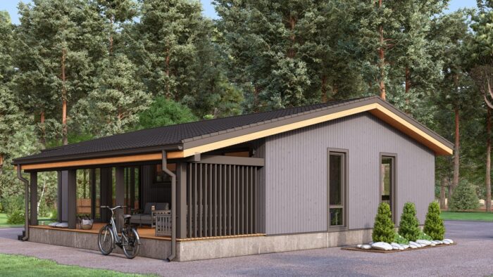 Каркасный дом Гранат выставочный