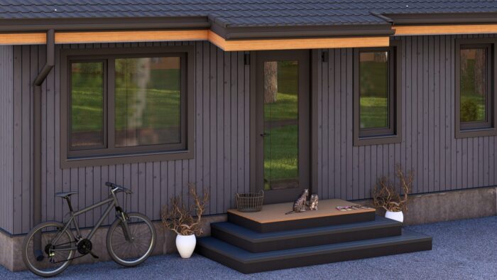 Каркасный дом Гранат выставочный