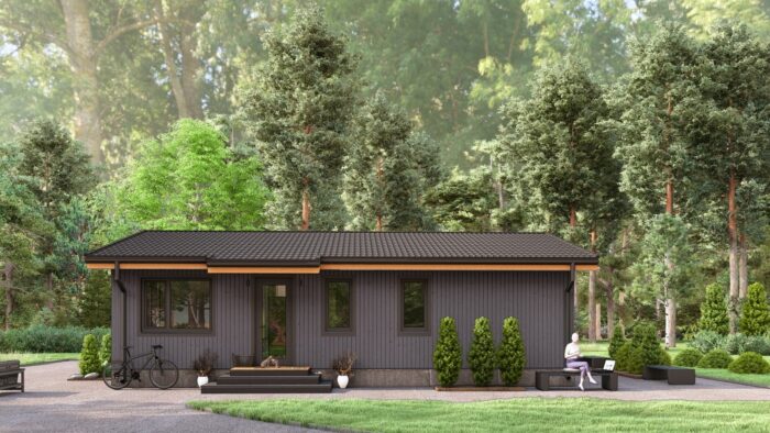 Каркасный дом Гранат выставочный