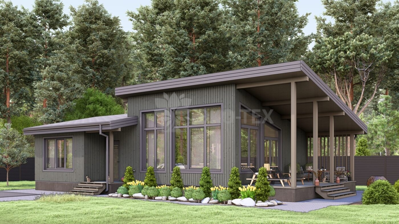 Каркасный дом Каштан