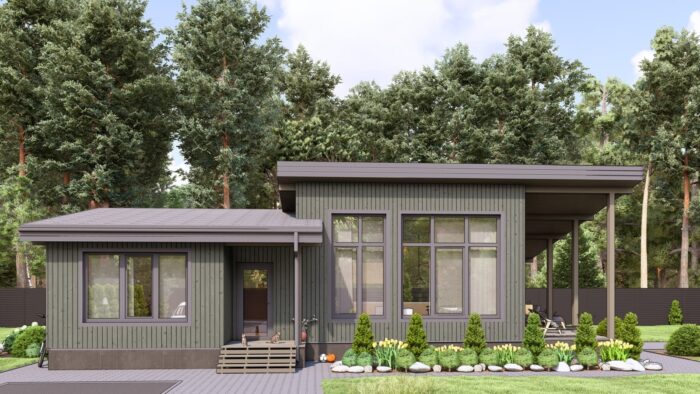 Каркасный дом Каштан