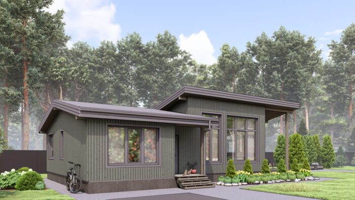 Каркасный дом Каштан