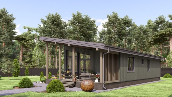 Каркасный дом Каштан