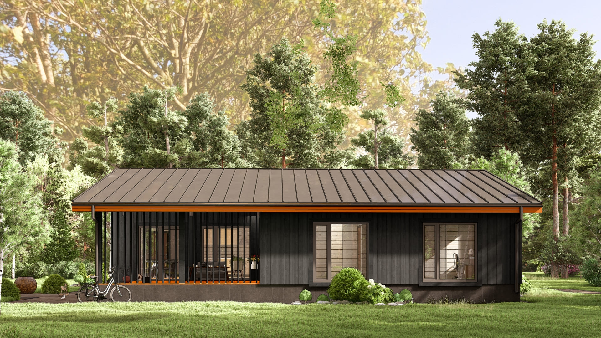 Одноэтажный каркасный дом "Гармония" — изображение 7